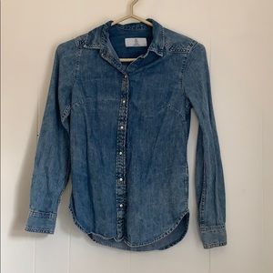 Denim chambray shirt